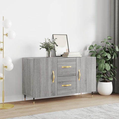 vidaXL Sideboard Grau Sonoma 100x36x60 cm Holzwerkstoff