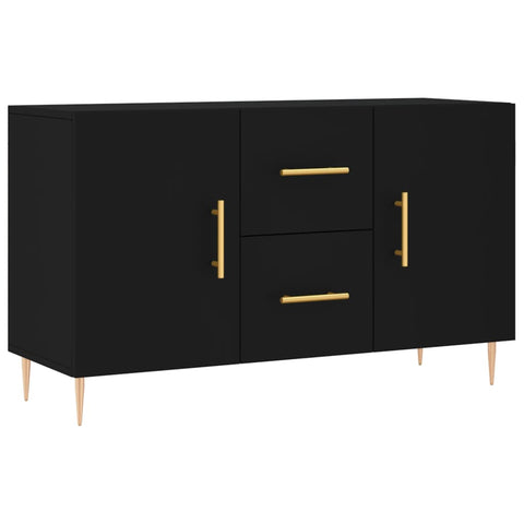 Sideboard Schwarz 100x36x60 cm Holzwerkstoff