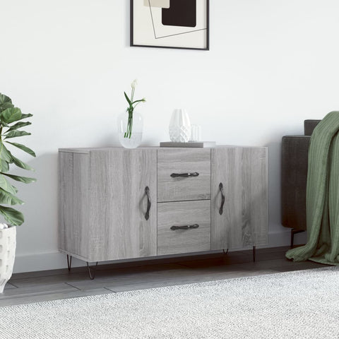 Sideboard Grau Sonoma 100x36x60 cm Holzwerkstoff