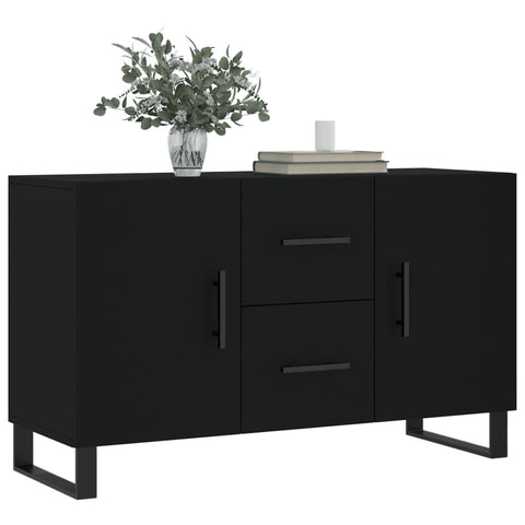 Sideboard Schwarz 100x36x60 cm Holzwerkstoff