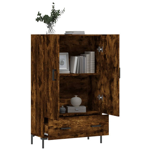 vidaXL Highboard Räuchereiche 69,5x31x115 cm Holzwerkstoff