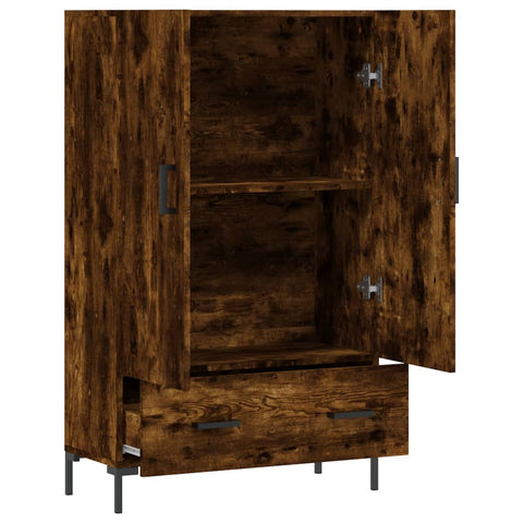 vidaXL Highboard Räuchereiche 69,5x31x115 cm Holzwerkstoff