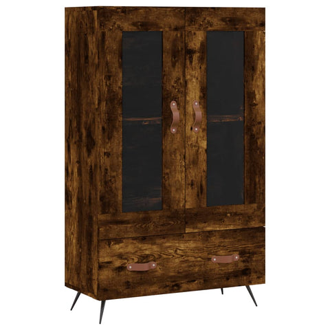 vidaXL Highboard Räuchereiche 69,5x31x115 cm Holzwerkstoff