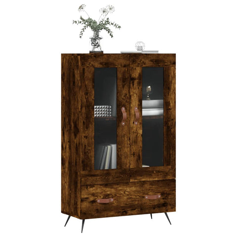 vidaXL Highboard Räuchereiche 69,5x31x115 cm Holzwerkstoff