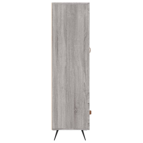 vidaXL Highboard Grau Sonoma 69,5x31x115 cm Holzwerkstoff