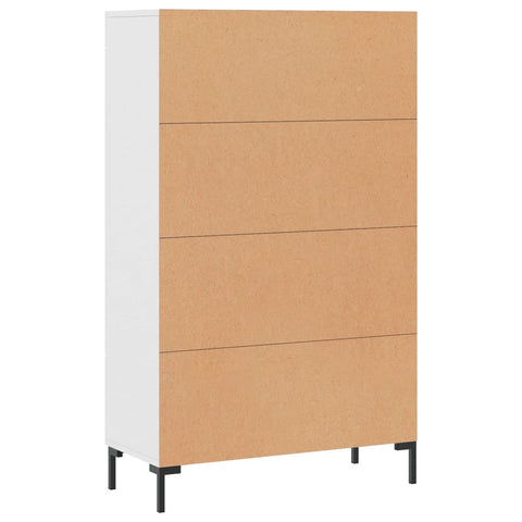 vidaXL Highboard Weiß 69,5x31x115 cm Holzwerkstoff