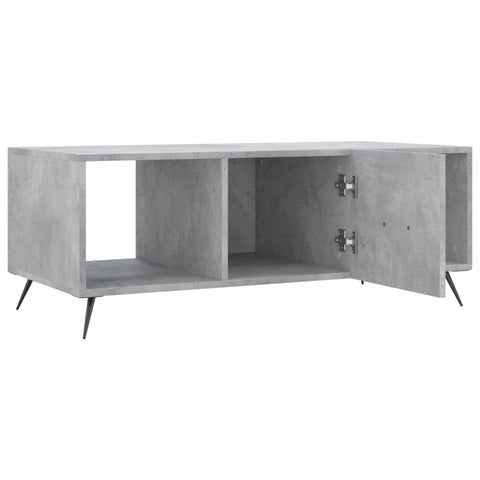 vidaXL Couchtisch Betongrau 102x50x40 cm Holzwerkstoff