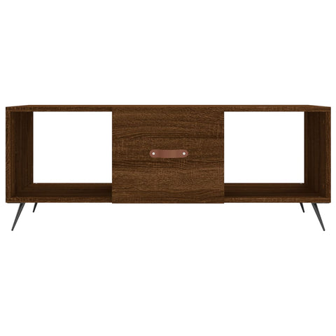 vidaXL Couchtisch Braun Eichen-Optik 102x50x40 cm Holzwerkstoff