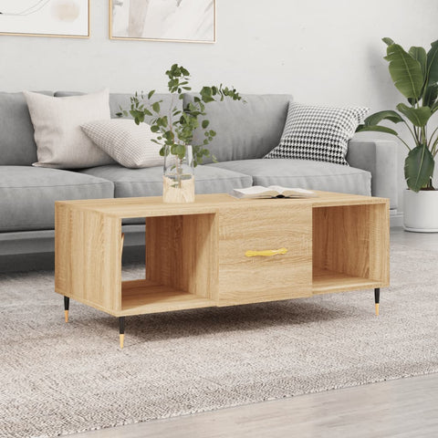 vidaXL Couchtisch Sonoma-Eiche 102x50x40 cm Holzwerkstoff