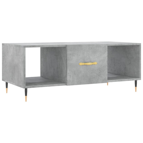 vidaXL Couchtisch Betongrau 102x50x40 cm Holzwerkstoff