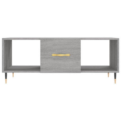 vidaXL Couchtisch Grau Sonoma 102x50x40 cm Holzwerkstoff