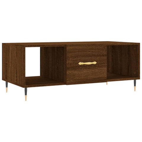 vidaXL Couchtisch Braun Eichen-Optik 102x50x40 cm Holzwerkstoff