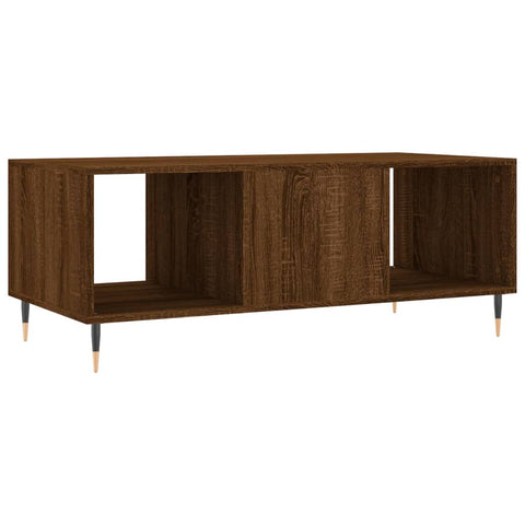 vidaXL Couchtisch Braun Eichen-Optik 102x50x40 cm Holzwerkstoff