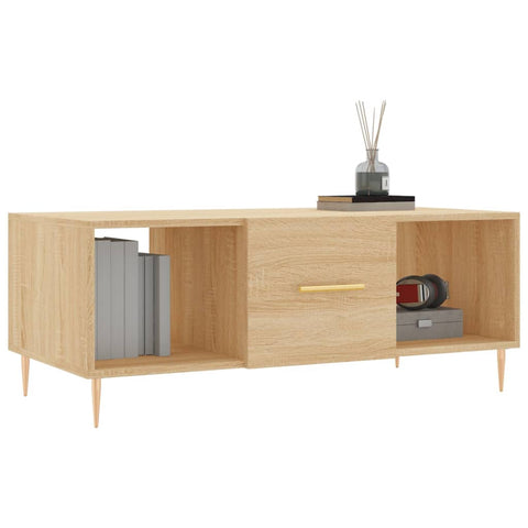 vidaXL Couchtisch Sonoma-Eiche 102x50x40 cm Holzwerkstoff