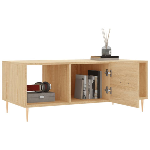 vidaXL Couchtisch Sonoma-Eiche 102x50x40 cm Holzwerkstoff