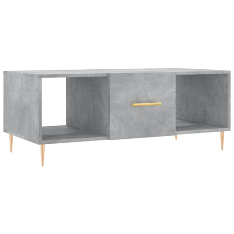 vidaXL Couchtisch Betongrau 102x50x40 cm Holzwerkstoff