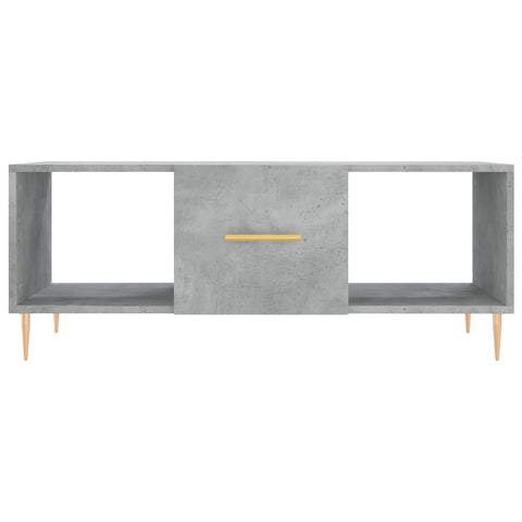 vidaXL Couchtisch Betongrau 102x50x40 cm Holzwerkstoff