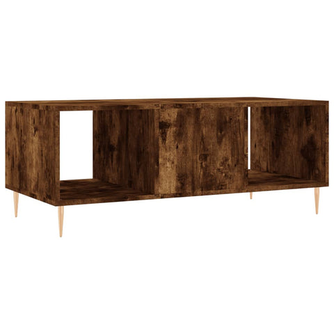 vidaXL Couchtisch Räuchereiche 102x50x40 cm Holzwerkstoff