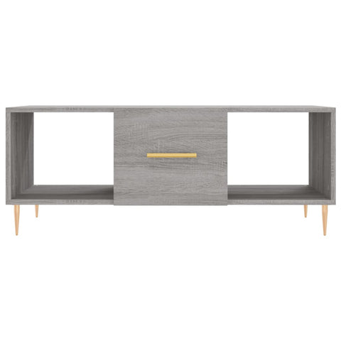 vidaXL Couchtisch Grau Sonoma 102x50x40 cm Holzwerkstoff