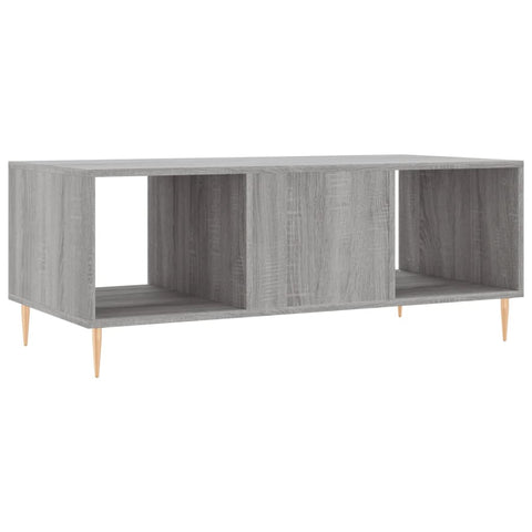 vidaXL Couchtisch Grau Sonoma 102x50x40 cm Holzwerkstoff