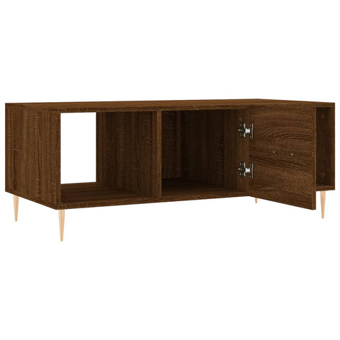 vidaXL Couchtisch Braun Eichen-Optik 102x50x40 cm Holzwerkstoff