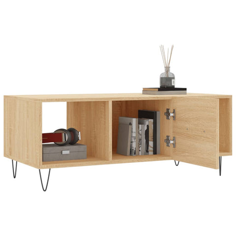 vidaXL Couchtisch Sonoma-Eiche 102x50x40 cm Holzwerkstoff