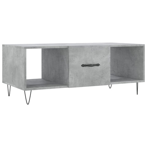 vidaXL Couchtisch Betongrau 102x50x40 cm Holzwerkstoff