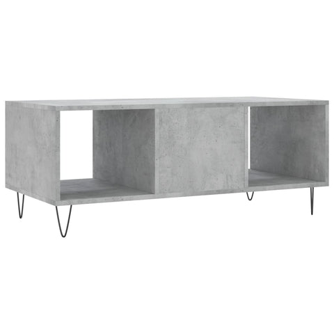 vidaXL Couchtisch Betongrau 102x50x40 cm Holzwerkstoff