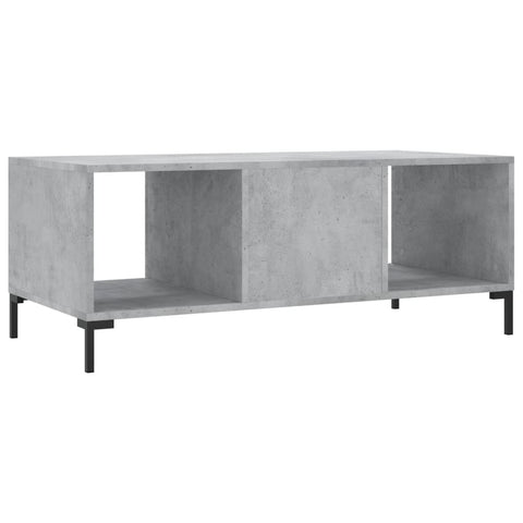 vidaXL Couchtisch Betongrau 102x50x40 cm Holzwerkstoff