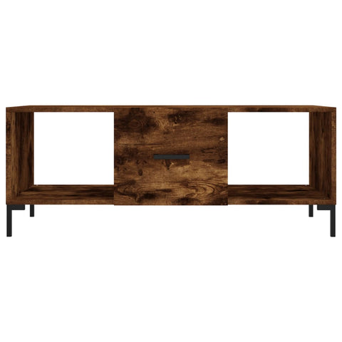 vidaXL Couchtisch Räuchereiche 102x50x40 cm Holzwerkstoff