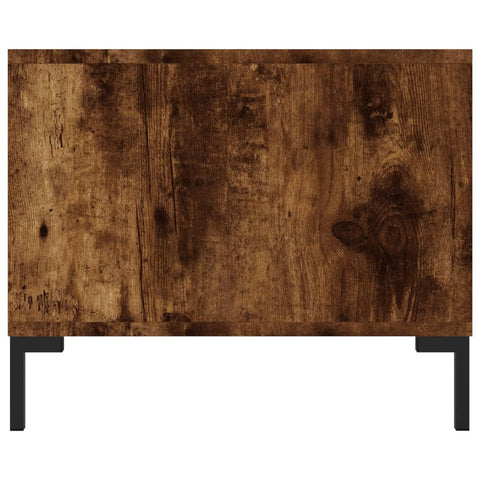 vidaXL Couchtisch Räuchereiche 102x50x40 cm Holzwerkstoff