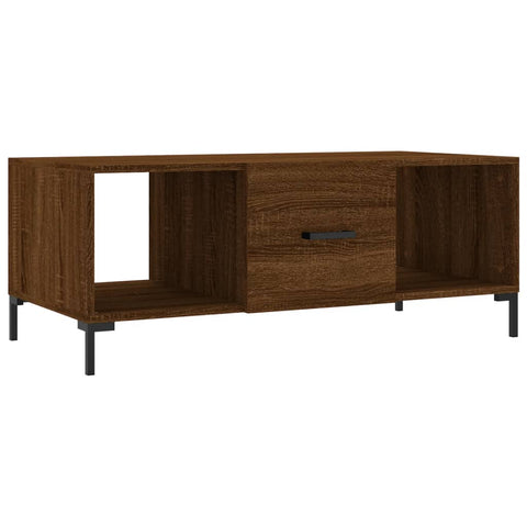 vidaXL Couchtisch Braun Eichen-Optik 102x50x40 cm Holzwerkstoff