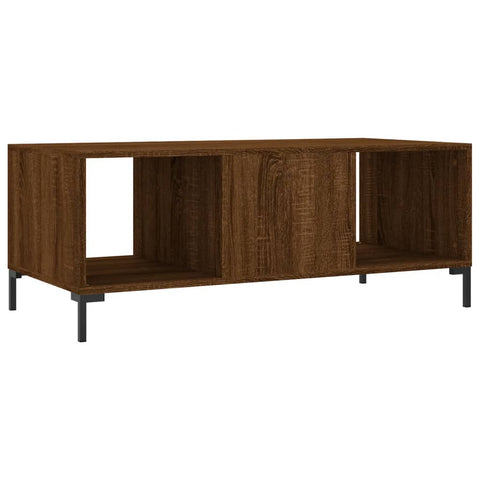 vidaXL Couchtisch Braun Eichen-Optik 102x50x40 cm Holzwerkstoff