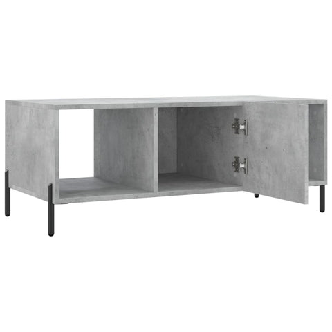 vidaXL Couchtisch Betongrau 102x50x40 cm Holzwerkstoff