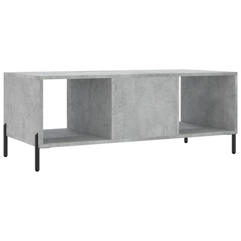 vidaXL Couchtisch Betongrau 102x50x40 cm Holzwerkstoff