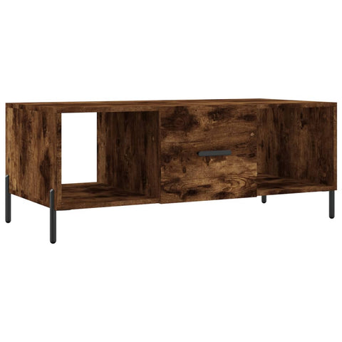 vidaXL Couchtisch Räuchereiche 102x50x40 cm Holzwerkstoff