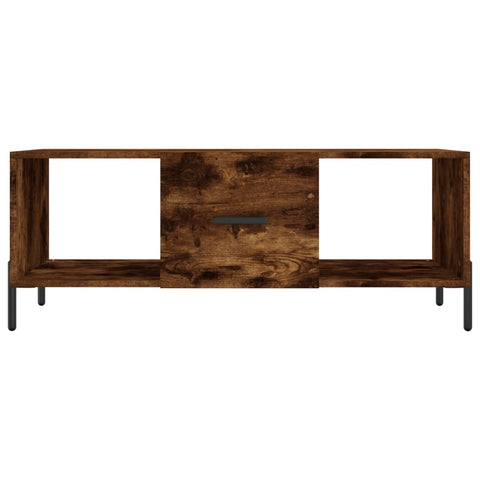 vidaXL Couchtisch Räuchereiche 102x50x40 cm Holzwerkstoff