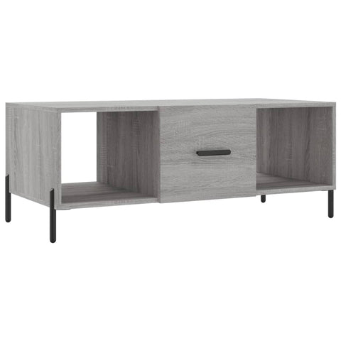 vidaXL Couchtisch Grau Sonoma 102x50x40 cm Holzwerkstoff