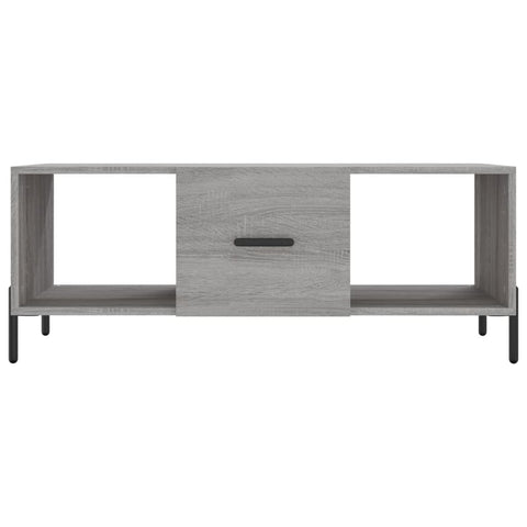 vidaXL Couchtisch Grau Sonoma 102x50x40 cm Holzwerkstoff