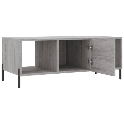 vidaXL Couchtisch Grau Sonoma 102x50x40 cm Holzwerkstoff