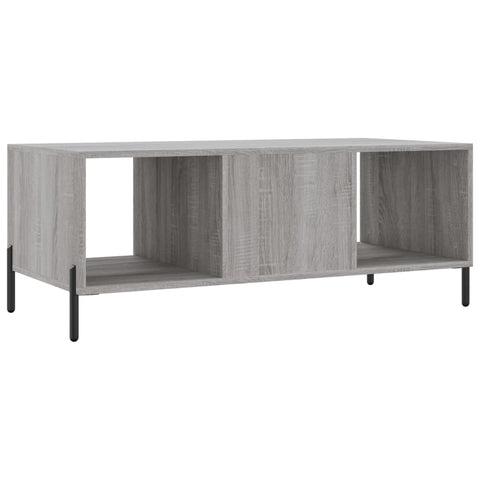 vidaXL Couchtisch Grau Sonoma 102x50x40 cm Holzwerkstoff