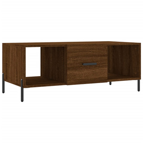 vidaXL Couchtisch Braun Eichen-Optik 102x50x40 cm Holzwerkstoff