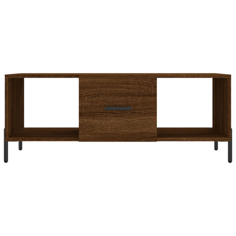 vidaXL Couchtisch Braun Eichen-Optik 102x50x40 cm Holzwerkstoff