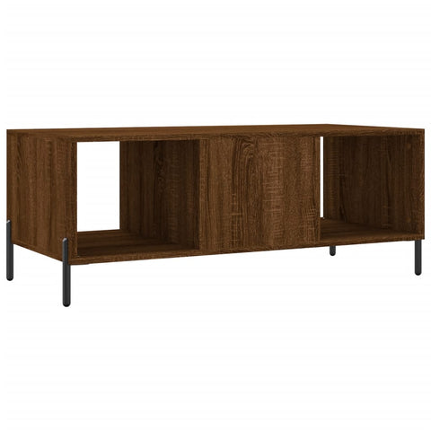 vidaXL Couchtisch Braun Eichen-Optik 102x50x40 cm Holzwerkstoff