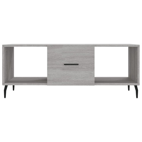 vidaXL Couchtisch Grau Sonoma 102x50x40 cm Holzwerkstoff