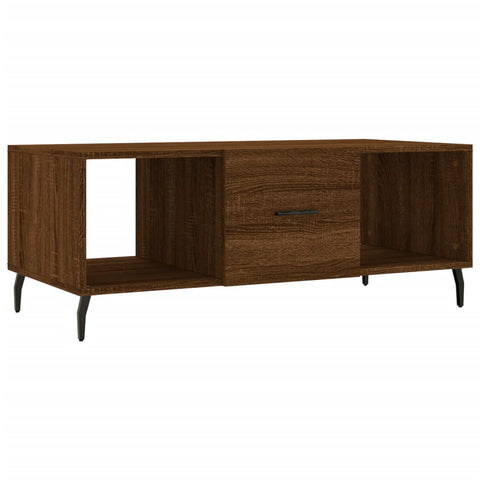 vidaXL Couchtisch Braun Eichen-Optik 102x50x40 cm Holzwerkstoff