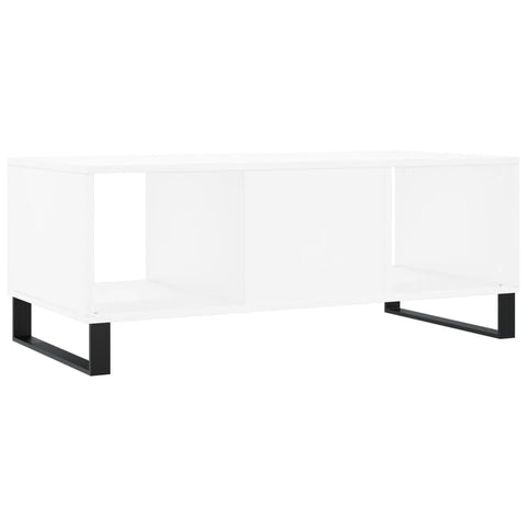 vidaXL Couchtisch Weiß 102x50x40 cm Holzwerkstoff