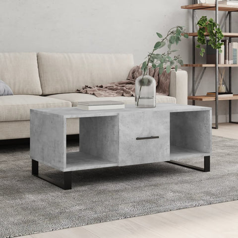 vidaXL Couchtisch Betongrau 102x50x40 cm Holzwerkstoff