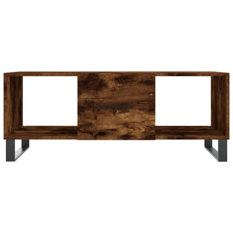 vidaXL Couchtisch Räuchereiche 102x50x40 cm Holzwerkstoff