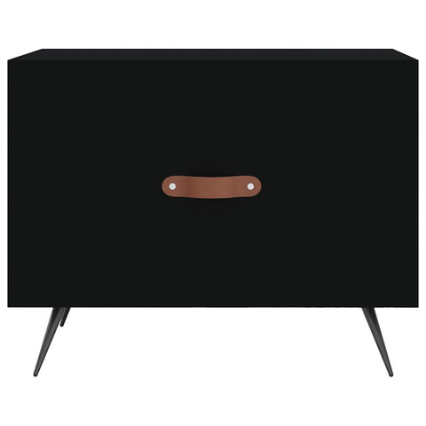 vidaXL Couchtisch Schwarz 50x50x40 cm Holzwerkstoff